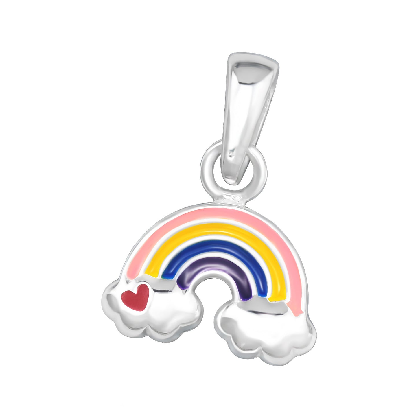 Sterling Silver Rainbow set for kids – Bracelet and necklace