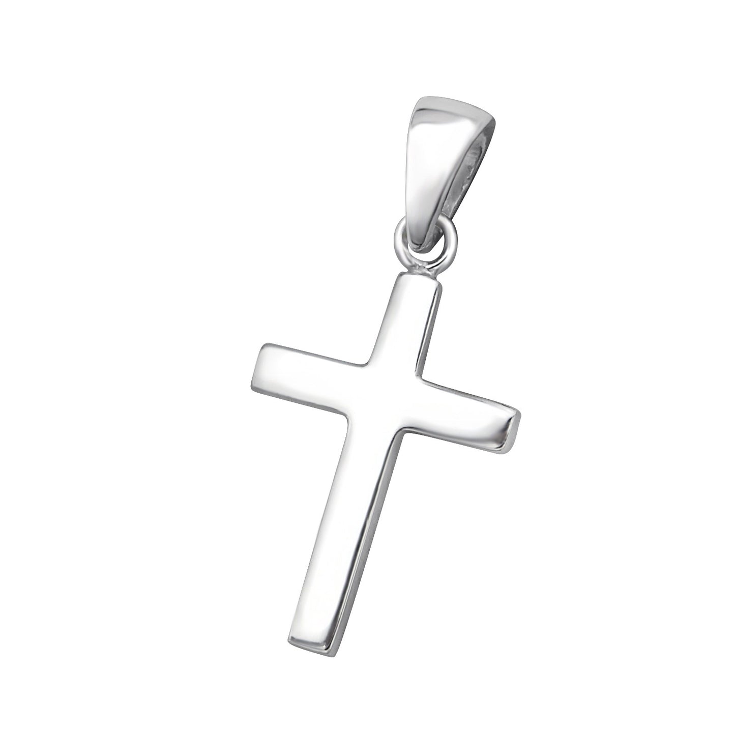 Beaded Bracelet & Simple Cross Necklace Set