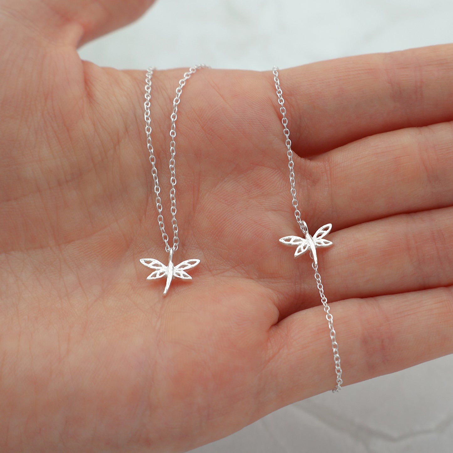 Dragonfly Necklace & Bracelet Set