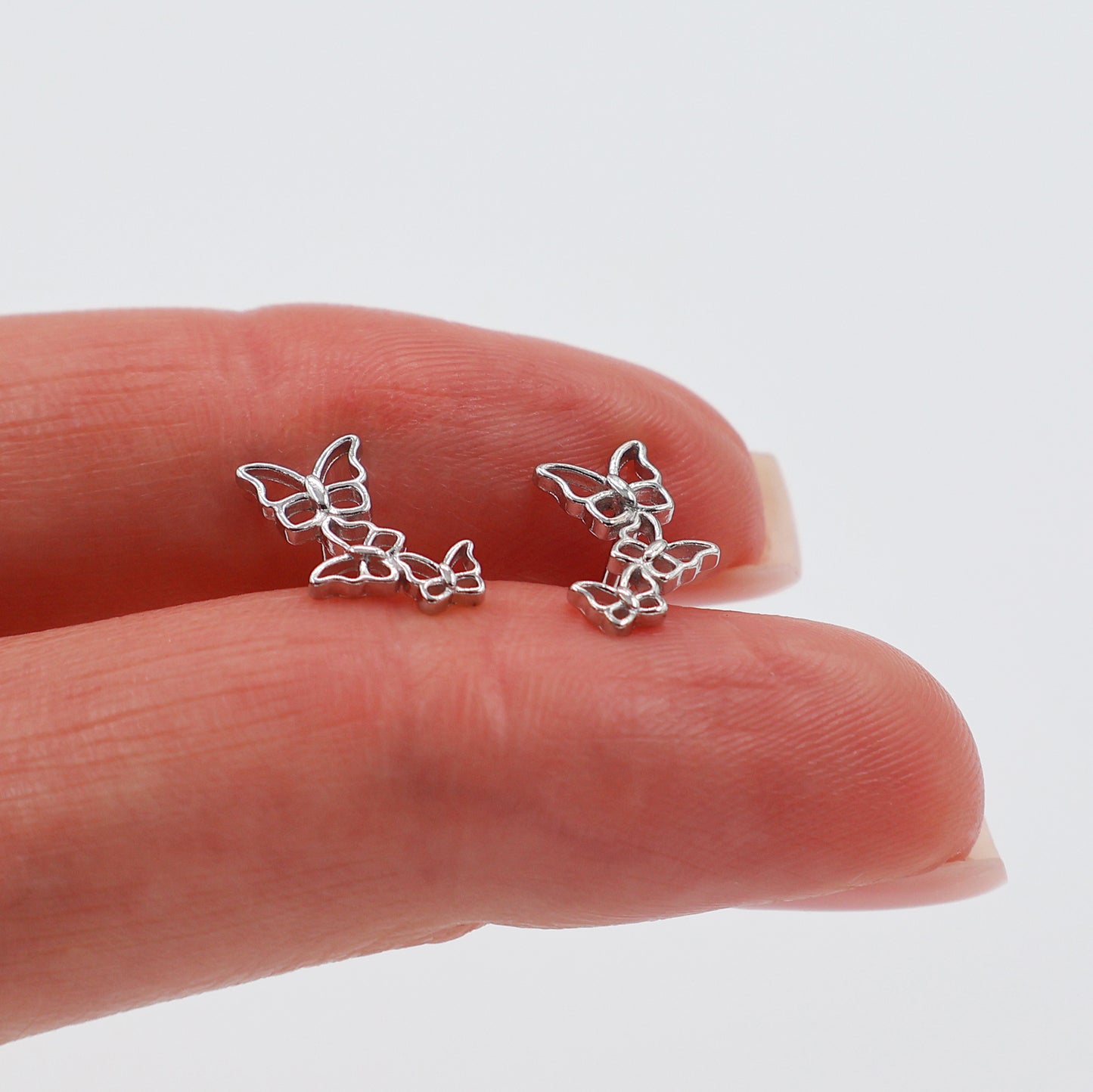 Butterfly Trio Necklace & Earring Set
