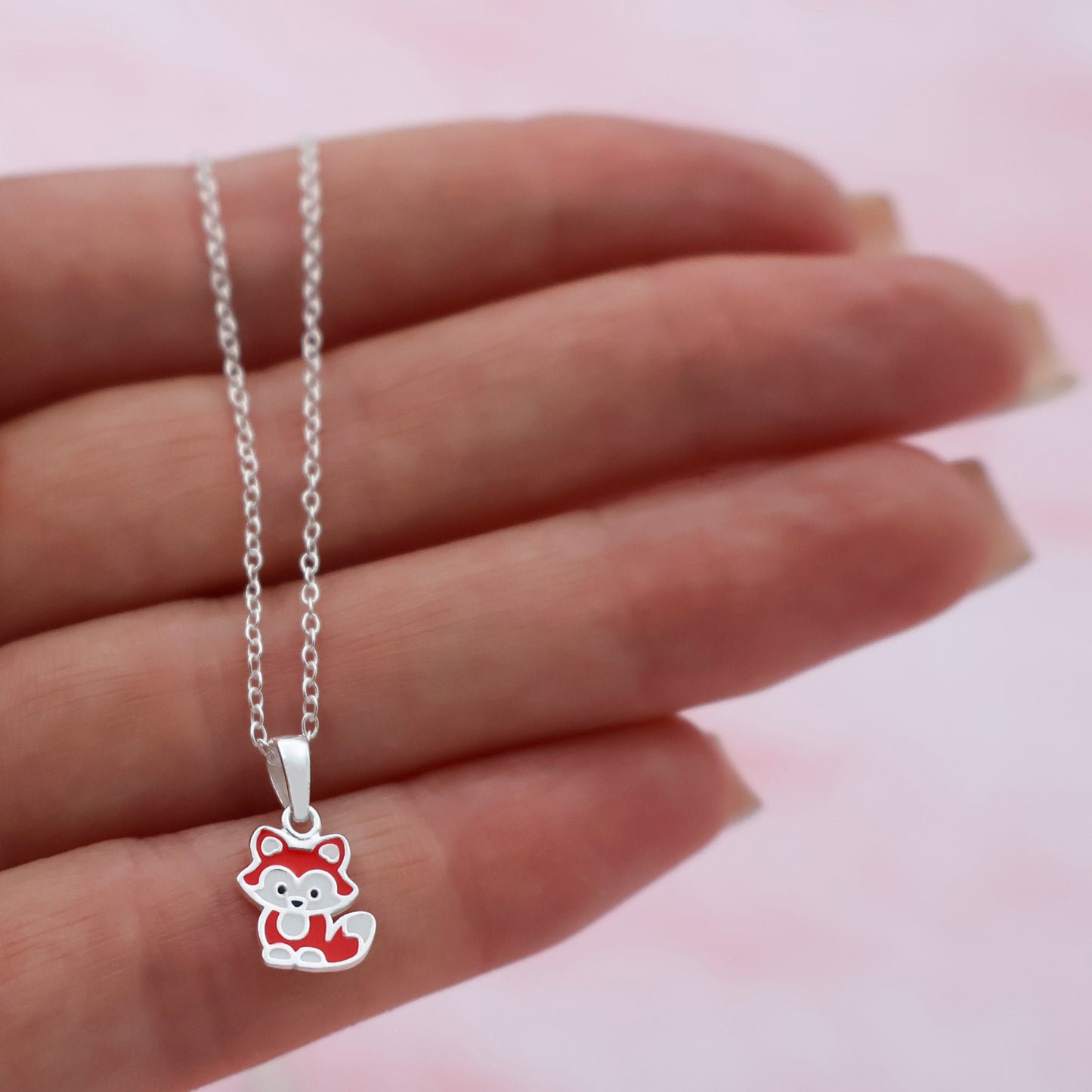 Red Fox Necklace & Bracelet Set