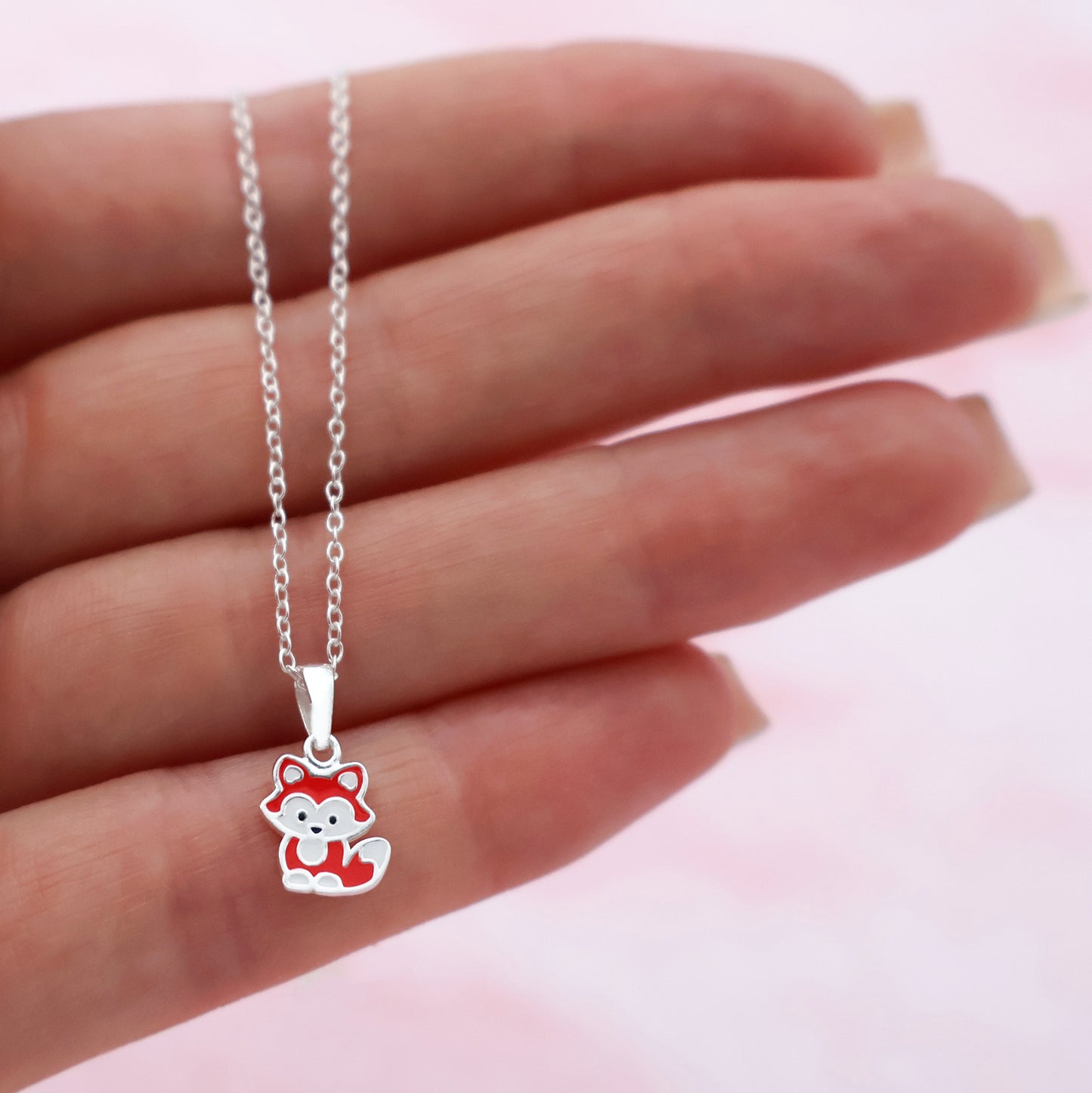 Red Fox Necklace & Bracelet Set