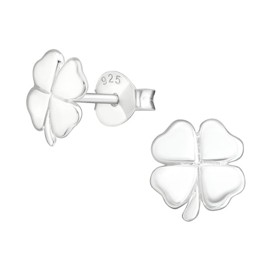 Pendientes de trébol de cuatro hojas