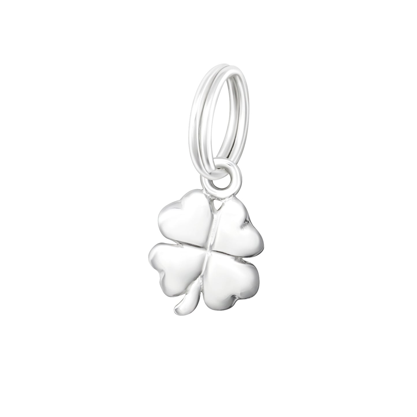 Necklace with a four-leaf clover pendant