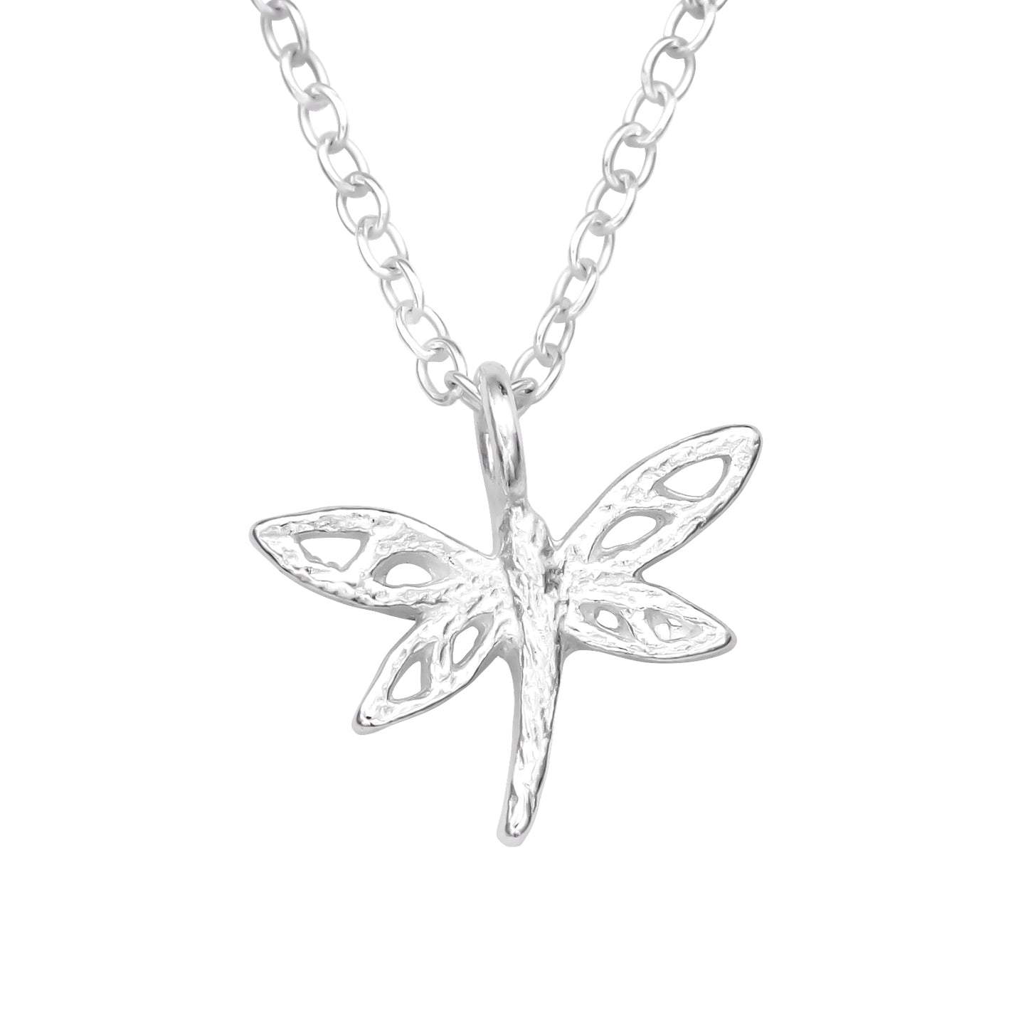 Necklace with a dragonfly pendant