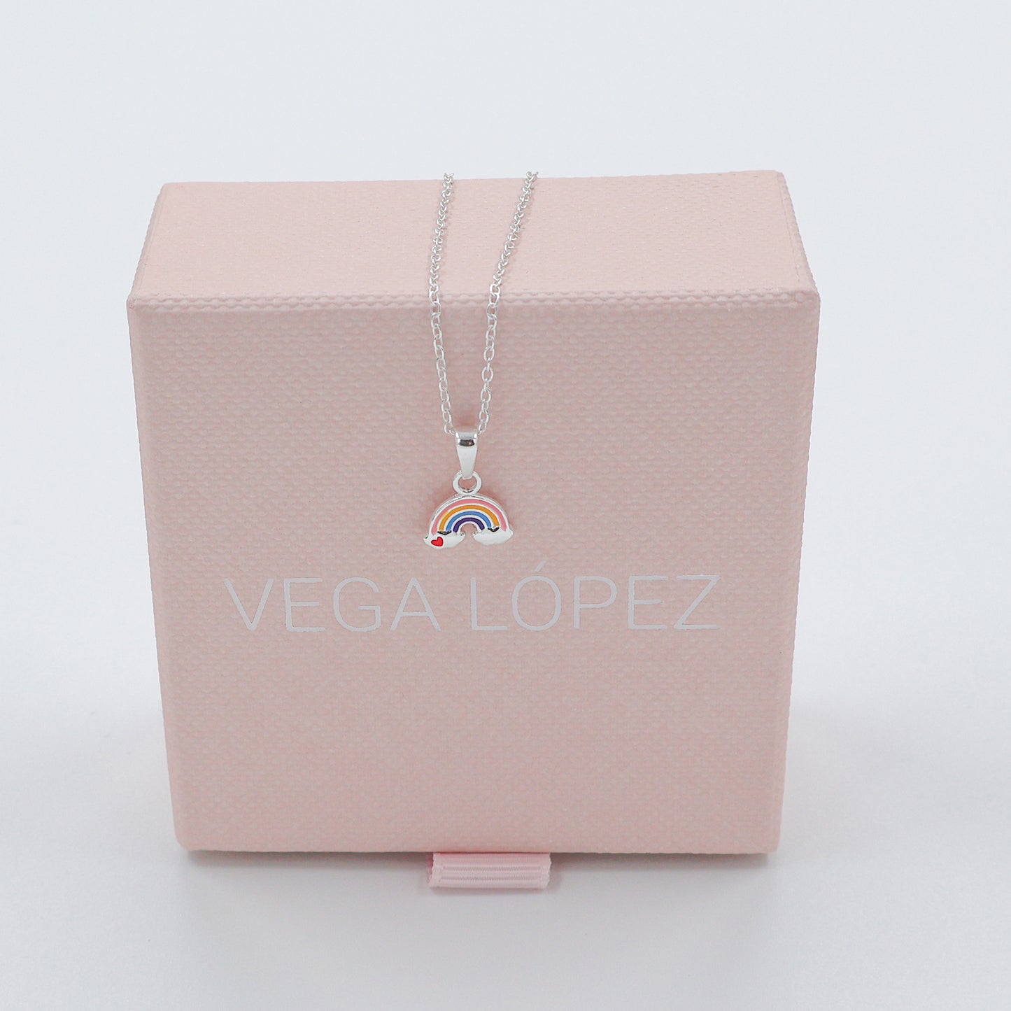 Sterling Silver Necklace with Interchangeable Pendant, Gift for Girls