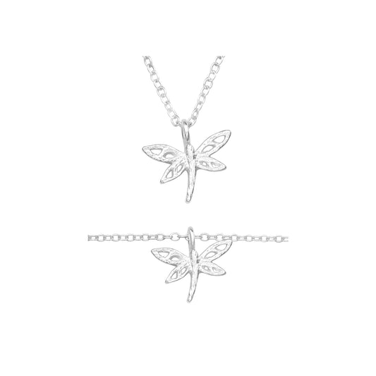 Dragonfly Necklace & Bracelet Set